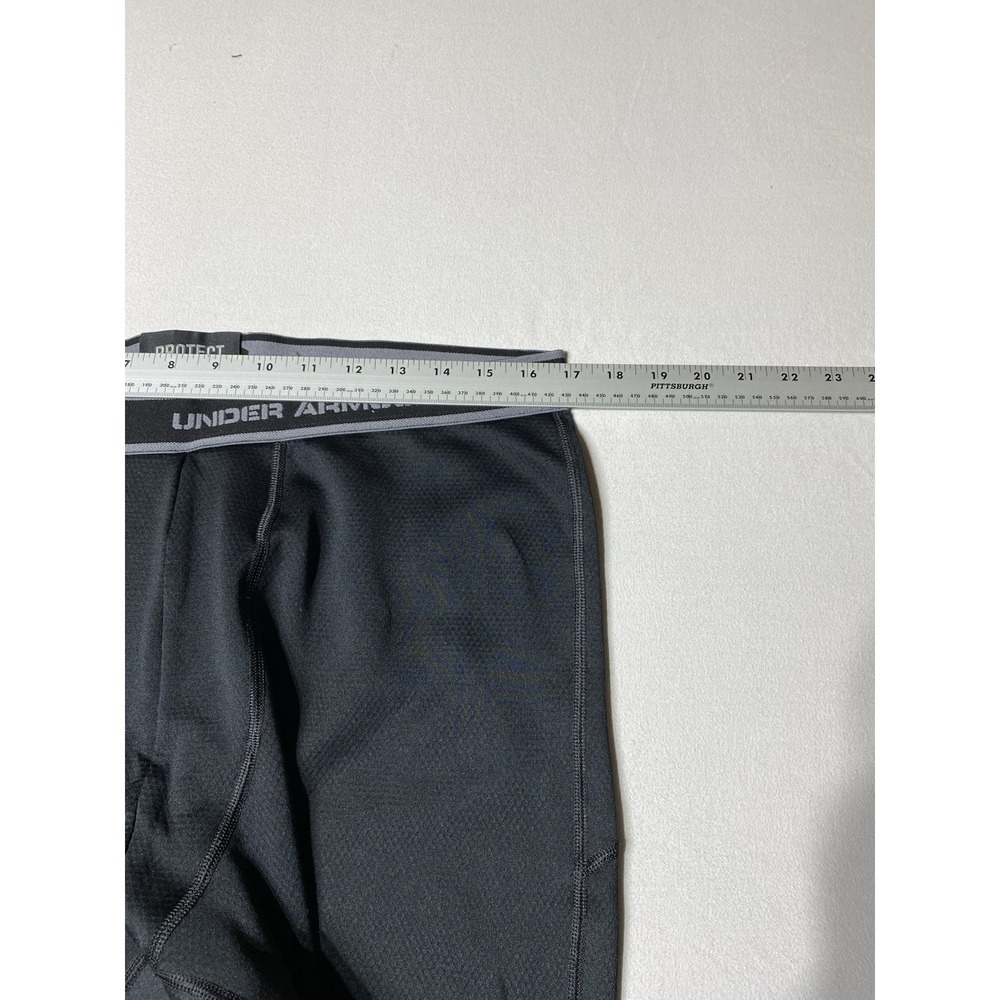 Under Armour Men's XL ColdGear Black Thermal Base Layer Running Tights - Picture 4 of 7